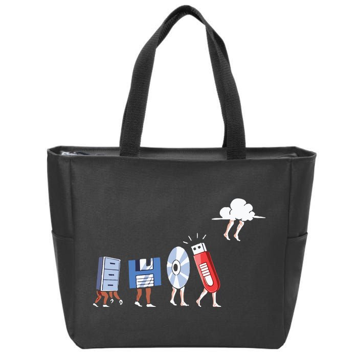 Funny Geek Programmer Nerd Developer – Computer Engineering Zip Tote Bag