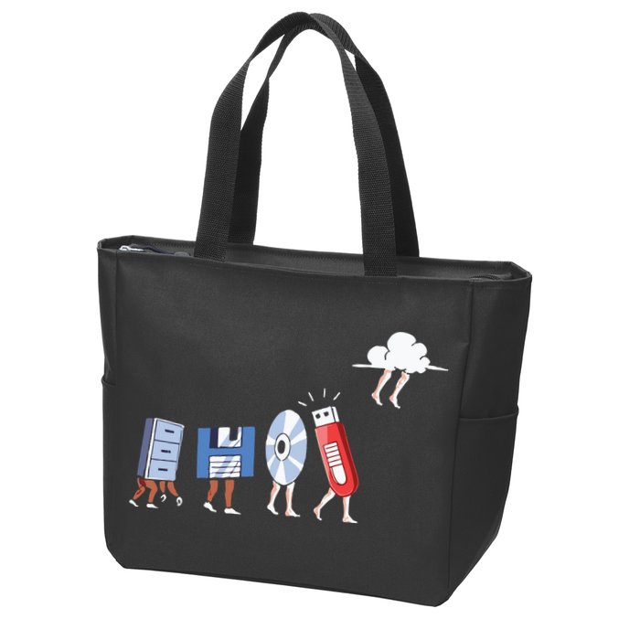 Funny Geek Programmer Nerd Developer – Computer Engineering Zip Tote Bag