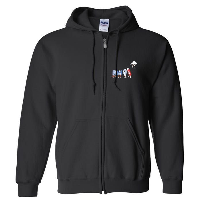 Funny Geek Programmer Nerd Developer – Computer Engineering Full Zip Hoodie