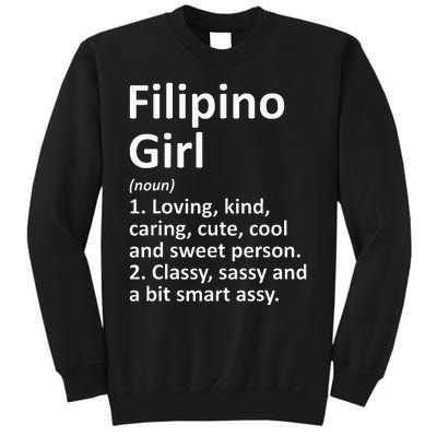 FILIPINO GIRL PHILIPPINES Gift Funny Country Roots Descent Sweatshirt