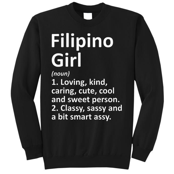 FILIPINO GIRL PHILIPPINES Gift Funny Country Roots Descent Sweatshirt