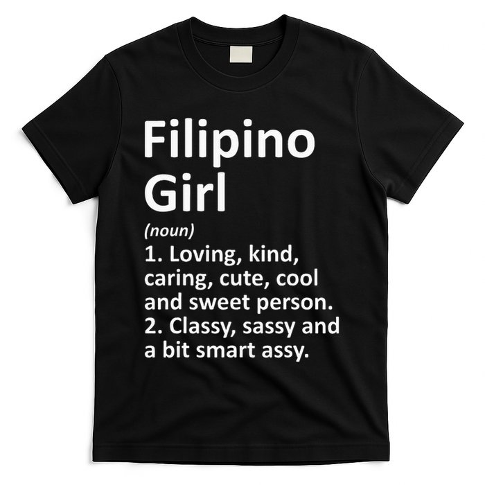 FILIPINO GIRL PHILIPPINES Gift Funny Country Roots Descent T-Shirt