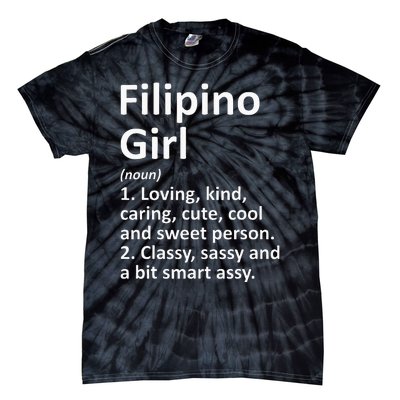 FILIPINO GIRL PHILIPPINES Gift Funny Country Roots Descent Tie-Dye T-Shirt