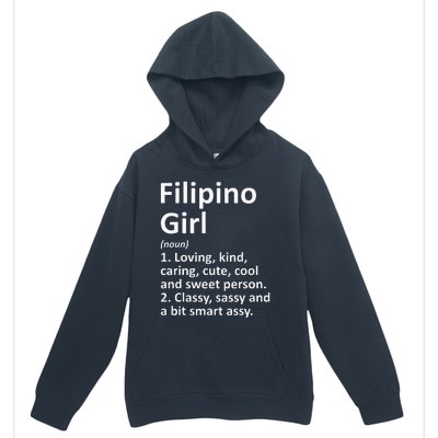 FILIPINO GIRL PHILIPPINES Gift Funny Country Roots Descent Urban Pullover Hoodie