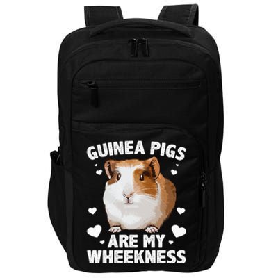 Funny Guinea Pig Design For Men Women Kids Guinea Pig Lovers Impact Tech Backpack