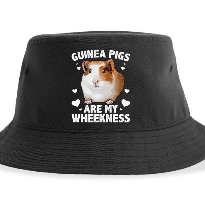 Funny Guinea Pig Design For Men Women Kids Guinea Pig Lovers Sustainable Bucket Hat