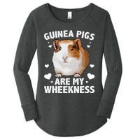 Funny Guinea Pig Design For Men Women Kids Guinea Pig Lovers Women's Perfect Tri Tunic Long Sleeve Shirt