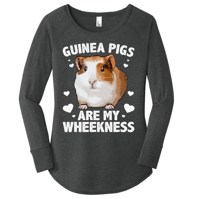 Funny Guinea Pig Design For Men Women Kids Guinea Pig Lovers Women's Perfect Tri Tunic Long Sleeve Shirt