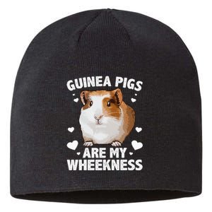 Funny Guinea Pig Design For Men Women Kids Guinea Pig Lovers Sustainable Beanie