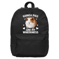 Funny Guinea Pig Design For Men Women Kids Guinea Pig Lovers 16 in Basic Backpack