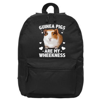 Funny Guinea Pig Design For Men Women Kids Guinea Pig Lovers 16 in Basic Backpack