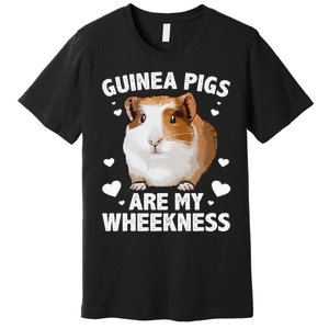 Funny Guinea Pig Design For Men Women Kids Guinea Pig Lovers Premium T-Shirt