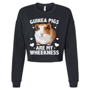 Funny Guinea Pig Design For Men Women Kids Guinea Pig Lovers Cropped Pullover Crew