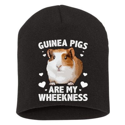 Funny Guinea Pig Design For Men Women Kids Guinea Pig Lovers Short Acrylic Beanie