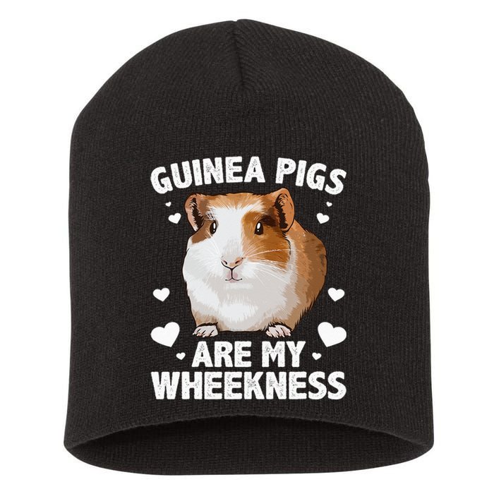 Funny Guinea Pig Design For Men Women Kids Guinea Pig Lovers Short Acrylic Beanie