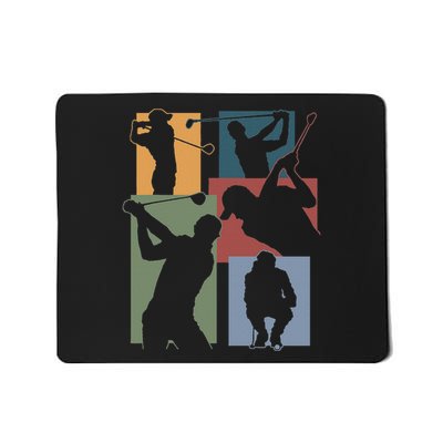 Funny Golf Player Cool Golfer Golfing Game Enthusiast Outfit Mousepad