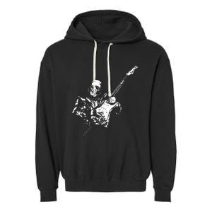 Frankenstein Guitar Player Garment-Dyed Fleece Hoodie