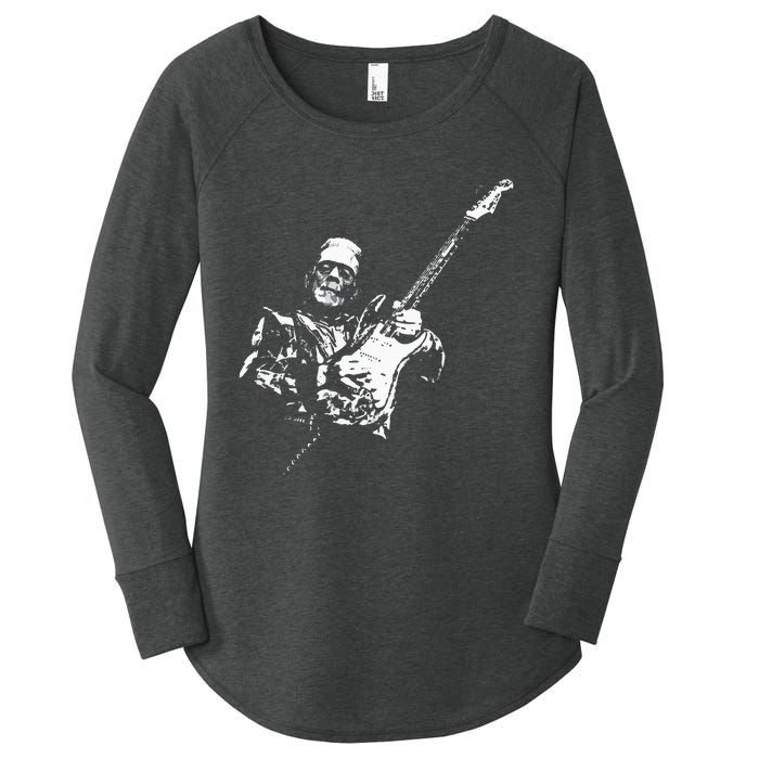 Frankenstein Guitar Player Women's Perfect Tri Tunic Long Sleeve Shirt