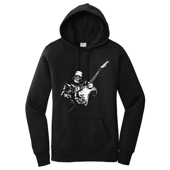 Frankenstein Guitar Player Women's Pullover Hoodie