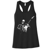 Frankenstein Guitar Player Women's Racerback Tank