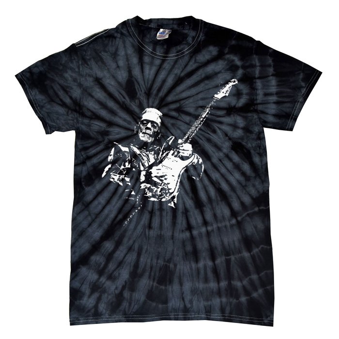 Frankenstein Guitar Player Tie-Dye T-Shirt