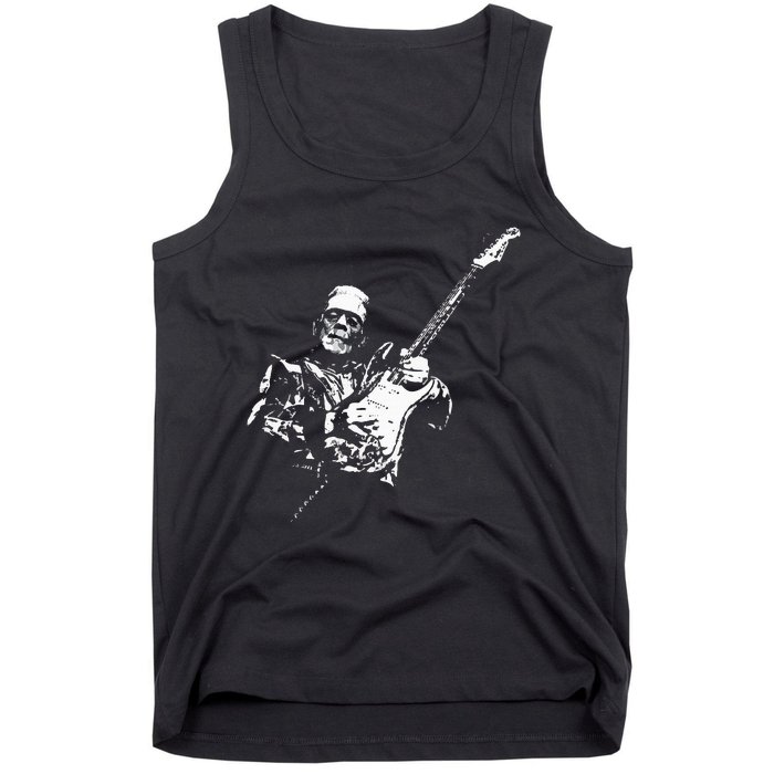 Frankenstein Guitar Player Tank Top