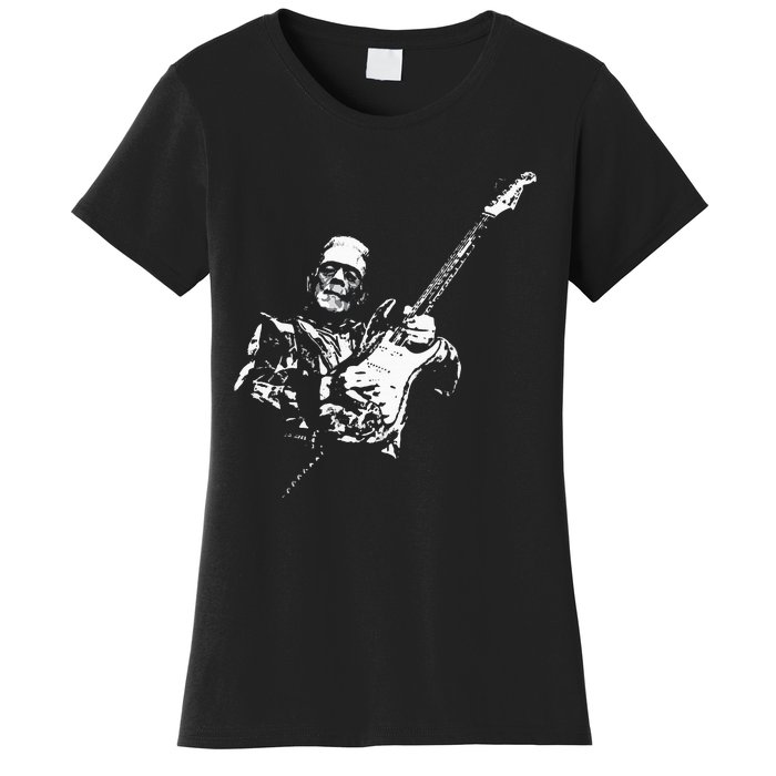 Frankenstein Guitar Player Women's T-Shirt