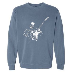 Frankenstein Guitar Player Garment-Dyed Sweatshirt