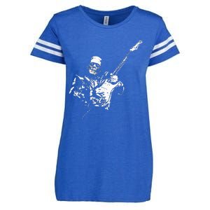 Frankenstein Guitar Player Enza Ladies Jersey Football T-Shirt