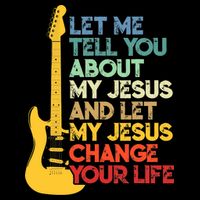 Funny Guitar Player Christian Bible Gift Backpack