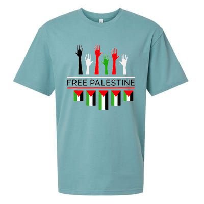 Free Gaza Palestine Flag Proud Palestine Save Gaza Sueded Cloud Jersey T-Shirt