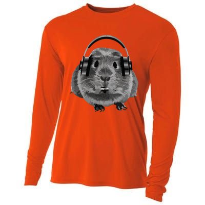 Fat Guinea Pig House Pet Animal For Animal Lovers Cooling Performance Long Sleeve Crew