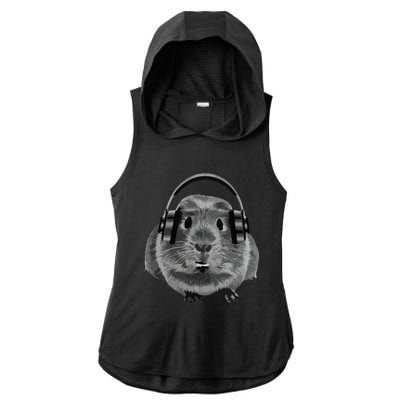 Fat Guinea Pig House Pet Animal For Animal Lovers Ladies PosiCharge Tri-Blend Wicking Draft Hoodie Tank