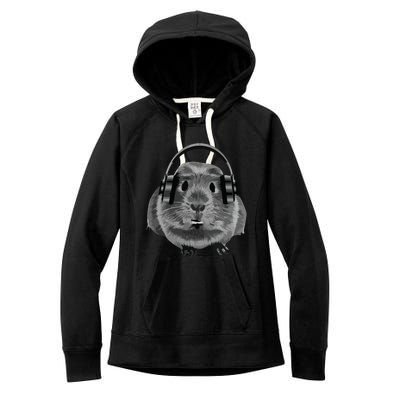 Fat Guinea Pig House Pet Animal For Animal Lovers Women's Fleece Hoodie