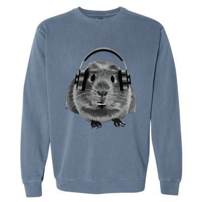 Fat Guinea Pig House Pet Animal For Animal Lovers Garment-Dyed Sweatshirt