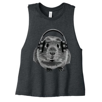 Fat Guinea Pig House Pet Animal For Animal Lovers Women's Racerback Cropped Tank