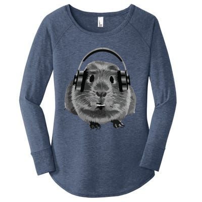 Fat Guinea Pig House Pet Animal For Animal Lovers Women's Perfect Tri Tunic Long Sleeve Shirt