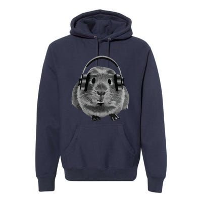 Fat Guinea Pig House Pet Animal For Animal Lovers Premium Hoodie