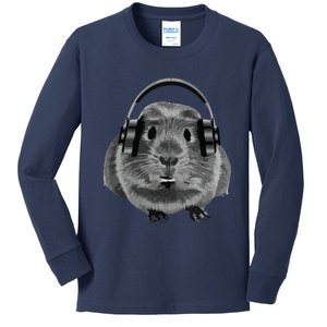 Fat Guinea Pig House Pet Animal For Animal Lovers Kids Long Sleeve Shirt