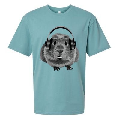 Fat Guinea Pig House Pet Animal For Animal Lovers Sueded Cloud Jersey T-Shirt