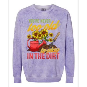 Funny Gardening Plants Gardener Gift Cute Gift Colorblast Crewneck Sweatshirt