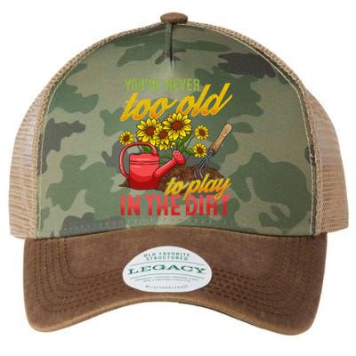 Funny Gardening Plants Gardener Gift Cute Gift Legacy Tie Dye Trucker Hat