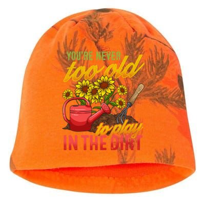 Funny Gardening Plants Gardener Gift Cute Gift Kati - Camo Knit Beanie