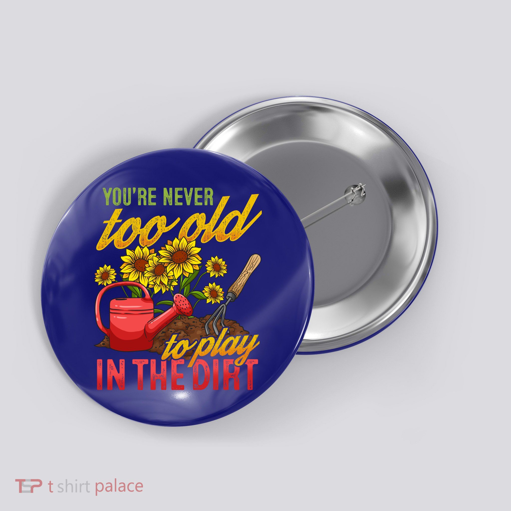 Funny Gardening Plants Gardener Gift Cute Gift Button