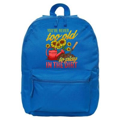 Funny Gardening Plants Gardener Gift Cute Gift 16 in Basic Backpack