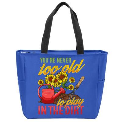 Funny Gardening Plants Gardener Gift Cute Gift Zip Tote Bag
