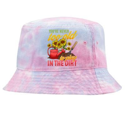 Funny Gardening Plants Gardener Gift Cute Gift Tie-Dyed Bucket Hat