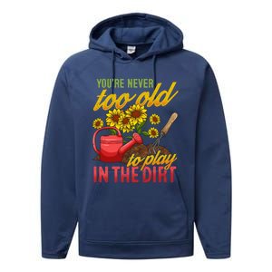 Funny Gardening Plants Gardener Gift Cute Gift Performance Fleece Hoodie