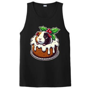 Funny Guinea Pig Dad Mom Lover Guinea Pig Christmas Pudding PosiCharge Competitor Tank