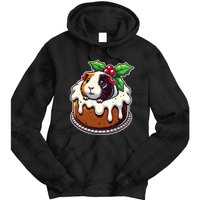 Funny Guinea Pig Dad Mom Lover Guinea Pig Christmas Pudding Tie Dye Hoodie